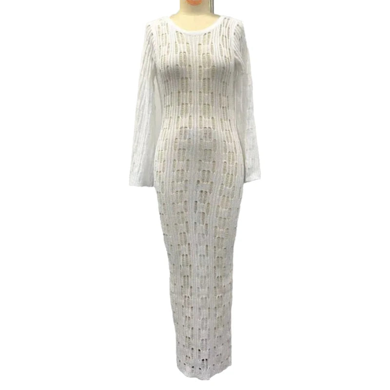 Robe à dos nu blanche