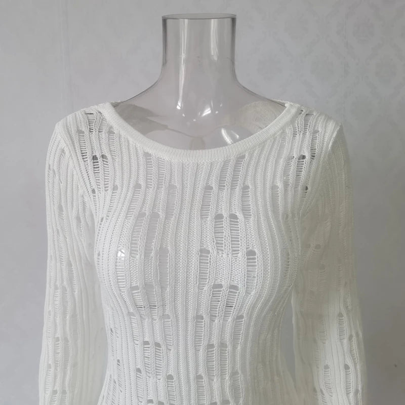 Robe à dos nu blanche