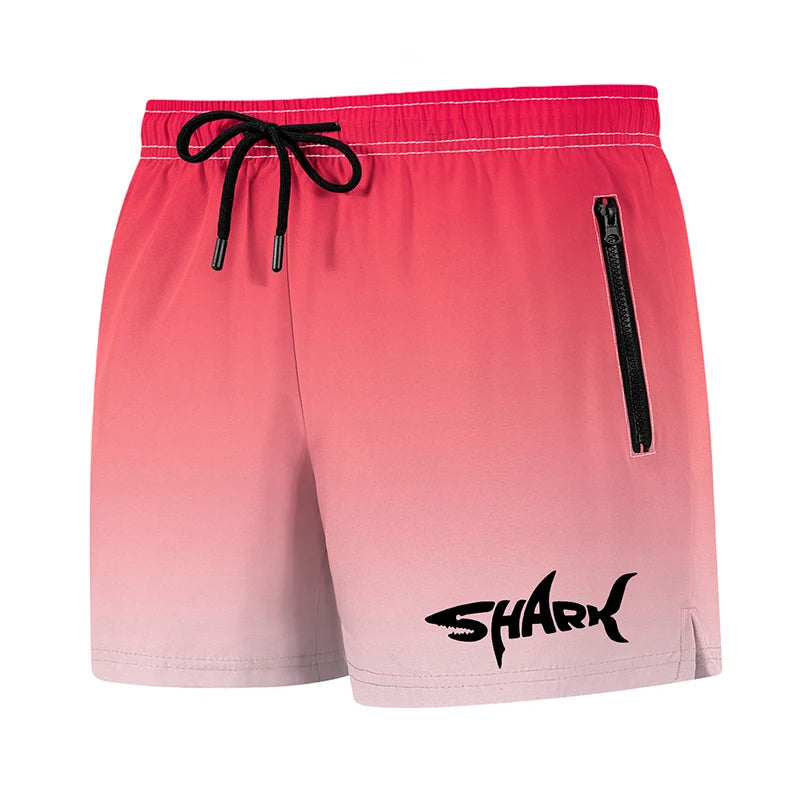 short de bain de couleur dégradé pour homme