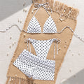 Bikini à petit point avec short