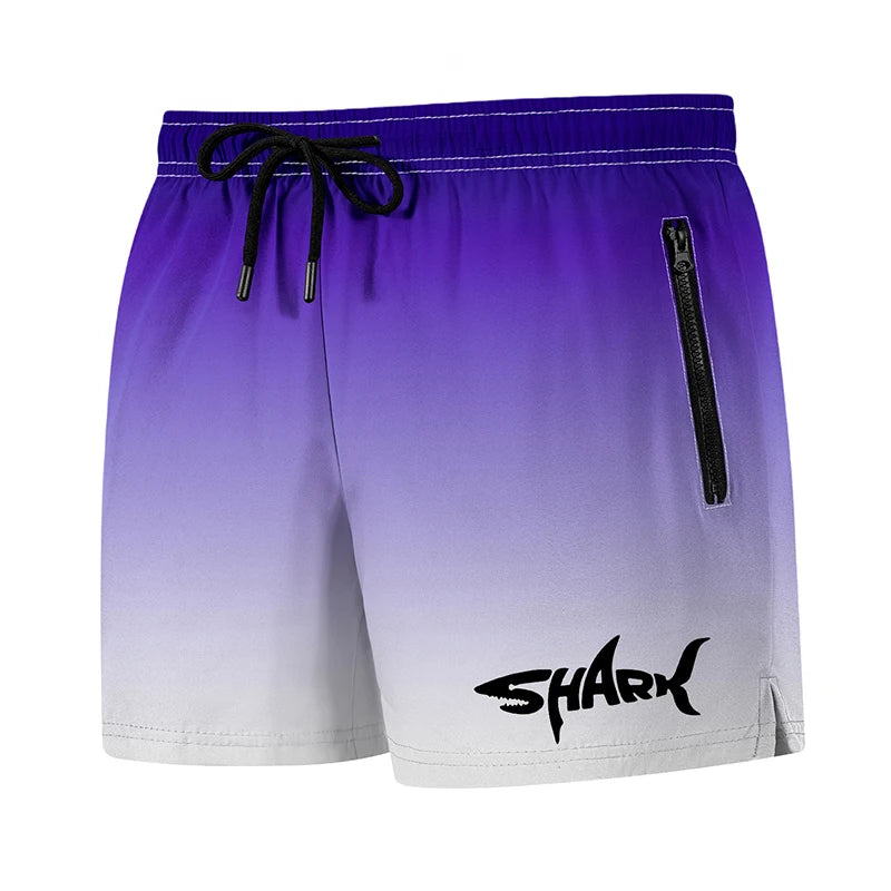 short de bain de couleur dégradé pour homme