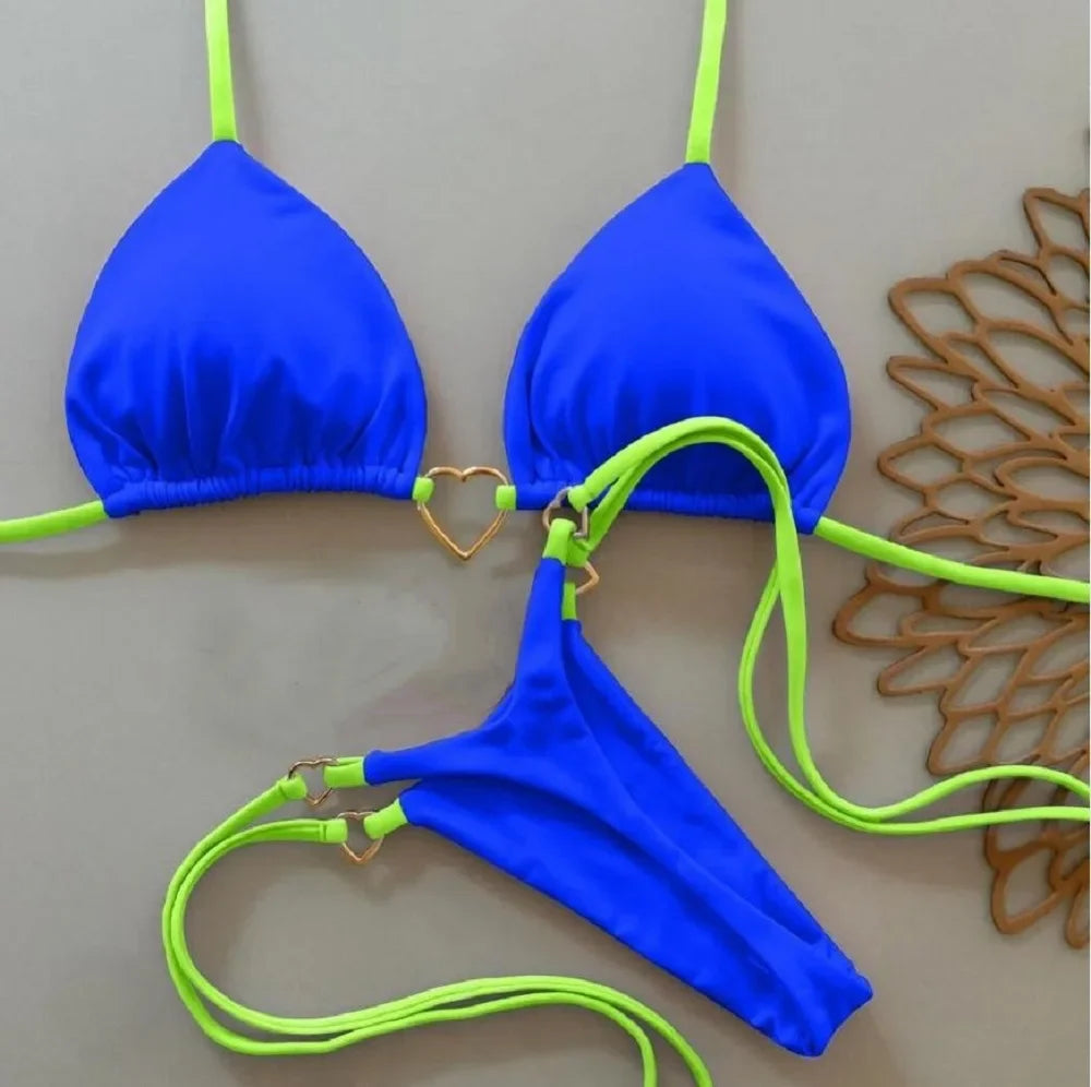 Bikini femme à coeur