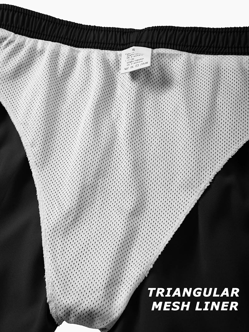 short de bain de couleur dégradé pour homme