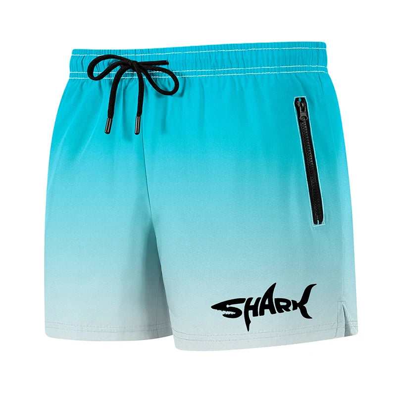 short de bain de couleur dégradé pour homme