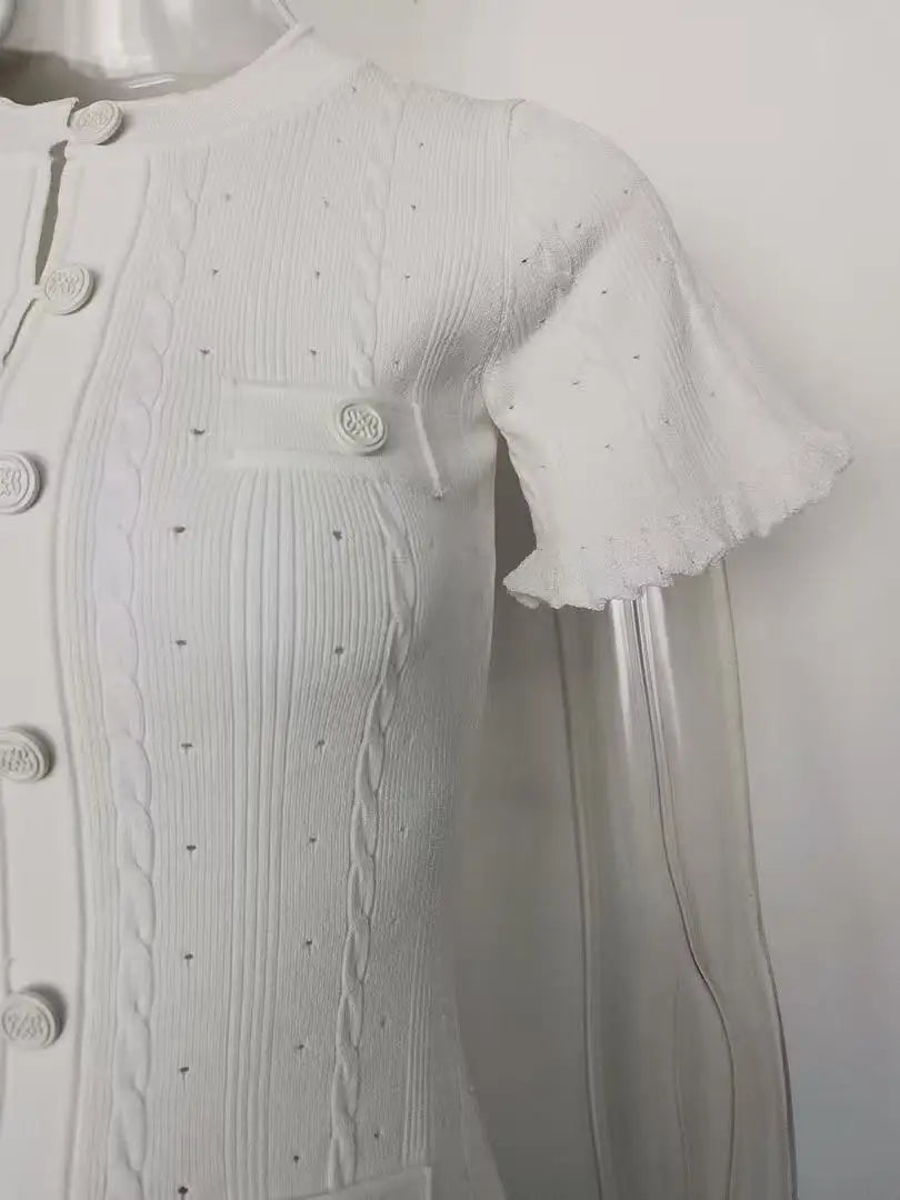 Robe longue a manches courtes