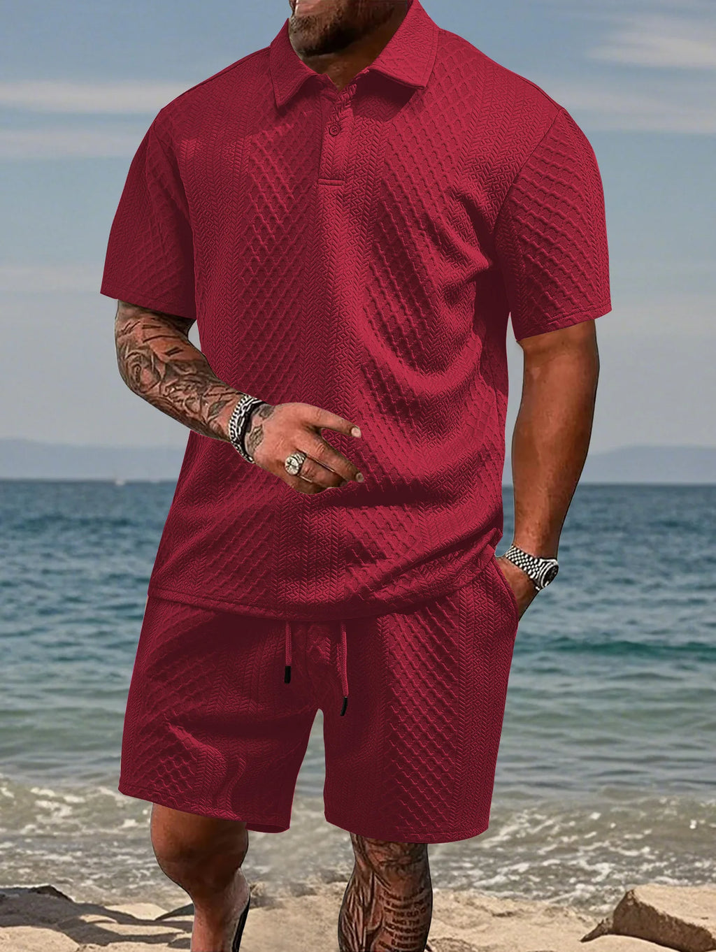 Esemble short t-shirt pour homme