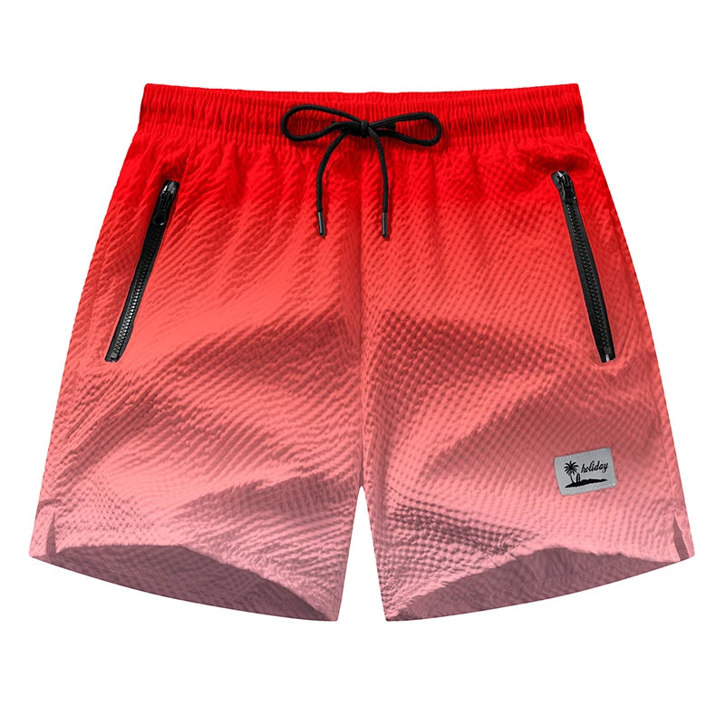 short de bain de couleur dégradé
