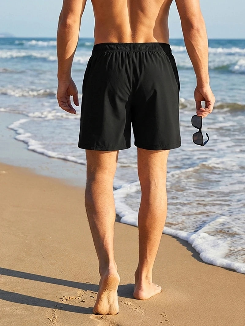 short de bain de couleur dégradé pour homme