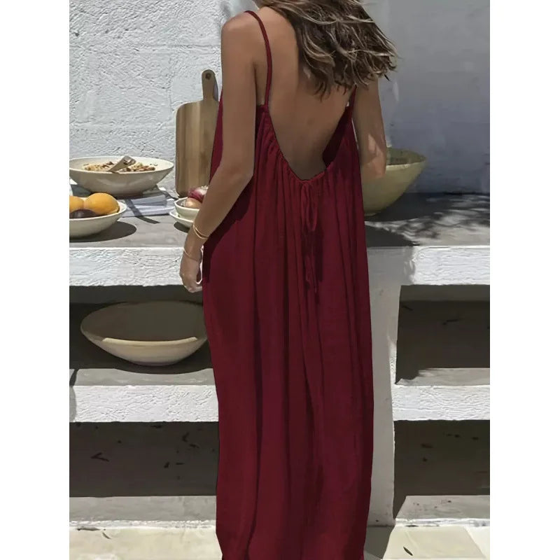 Robe dos nu