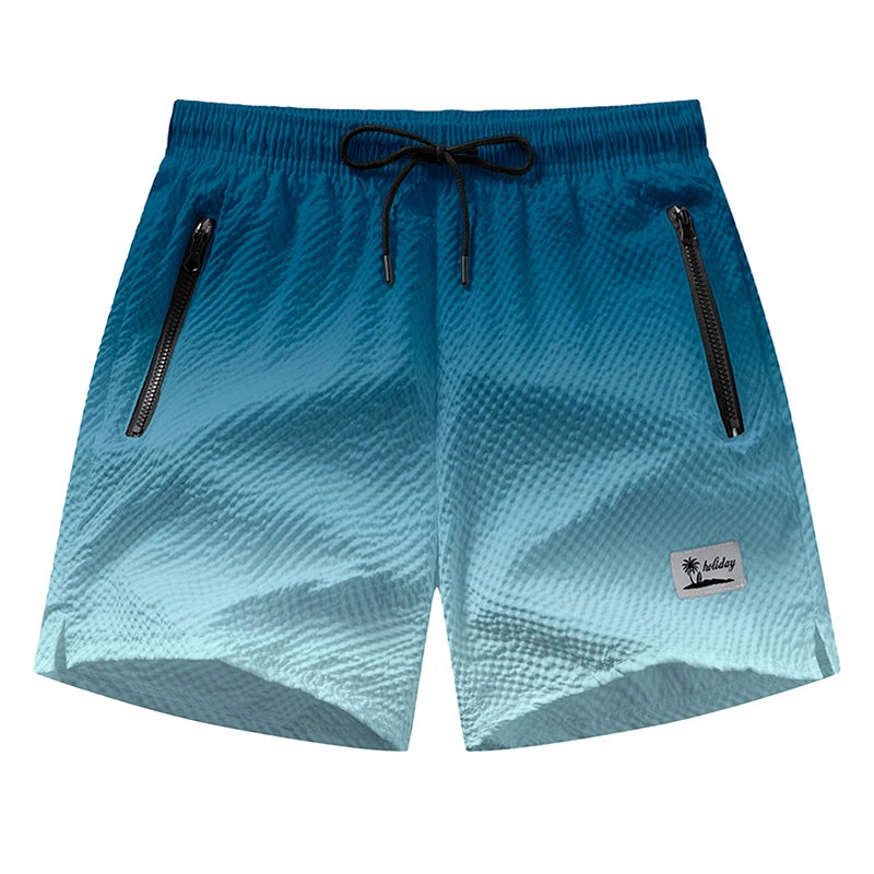 short de bain de couleur dégradé